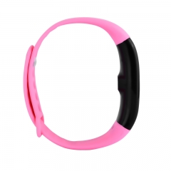 Pink Color Silicone Strap Activity Wristband pulseira inteligente