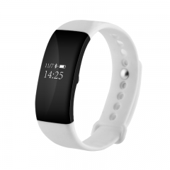 Bracelet V6Smart White Color Compatível com Android IOS Carregamento traseiro