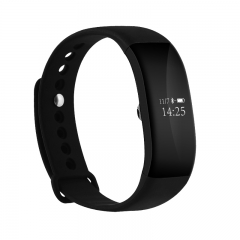 Bracelet V6Smart Black Color Monitoramento de movimento em tempo real Corretor de chamadas de entrada