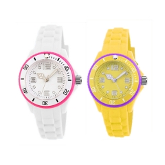 Candy Color Kids Rubber Watch para o dia de Natal