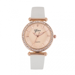 OEM Diamond vogue em aço inoxidável impermeável Ladies Watch