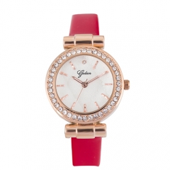 OEM Diamond vogue em aço inoxidável impermeável Ladies Watch