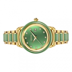 New Arrival Royal Jade Relógios Sapphire Glass Quartz Men Watch