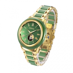 OEM retail luxury gift China tradicional Hetian jade watch