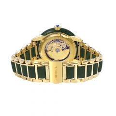 Movimento mecânico suíço de luxo Hetian Jade Watch