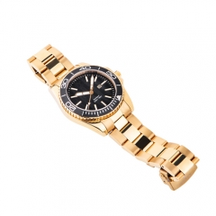 OEM Gold man vogue relógio de pulso Quartz de aço inoxidável